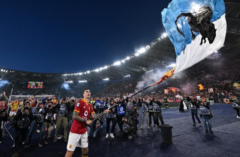 Serie A 2023-24: Roma’s Gianluca Mancini probed over Lazio rat flag derby celebrations