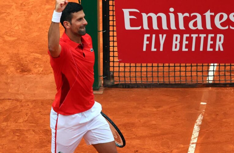 Djokovic dominates to reach Monte Carlo third round; Hurkacz advances to second round