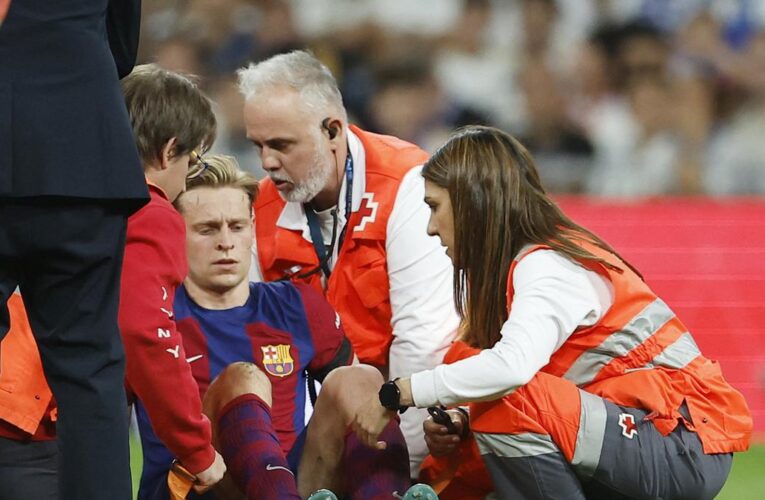 Barcelona’s De Jong to miss end of season with ankle sprain – reports