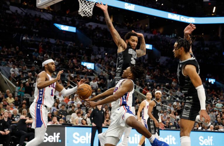 NBA roundup: Tyrese Maxey scores 52 as 76ers top Spurs in 2OT