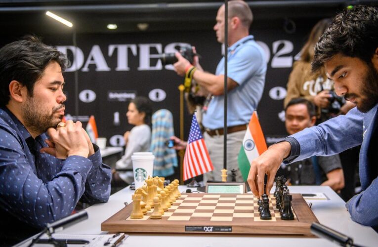 Candidates 2024: Gukesh holds Nakamura to a draw in Round 14