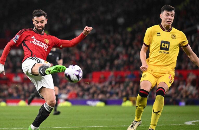 Premier League: Fernandes digs Man Utd out of hole in win over Sheff Utd