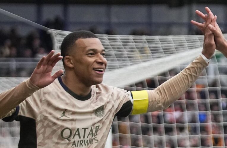 Ligue 1: Mbappe nets twice in win over Lorient but PSG’s title party delayed by Monaco victory