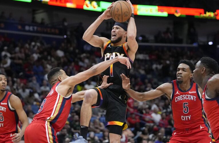 NBA roundup: Suns ride Devin Booker’s 52 to win