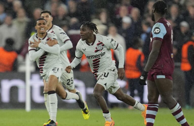 Europa League: Leverkusen reaches semifinals as Frimpong preserves unbeaten run against West Ham
