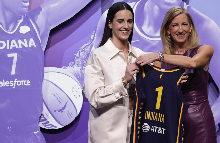 WNBA Draft: Caitlin Clark picked No. 1 by Indian Fever
