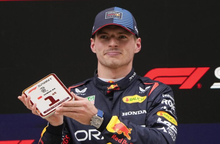 F1 Chinese GP: Max Verstappen wins first sprint race of the season