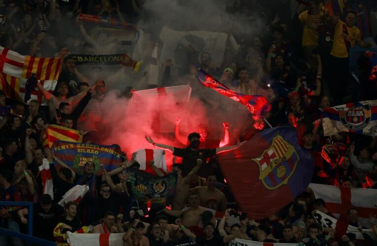 FC Barcelona fined by UEFA for fans making Nazi salutes, monkey gestures at Paris Saint-Germain game
