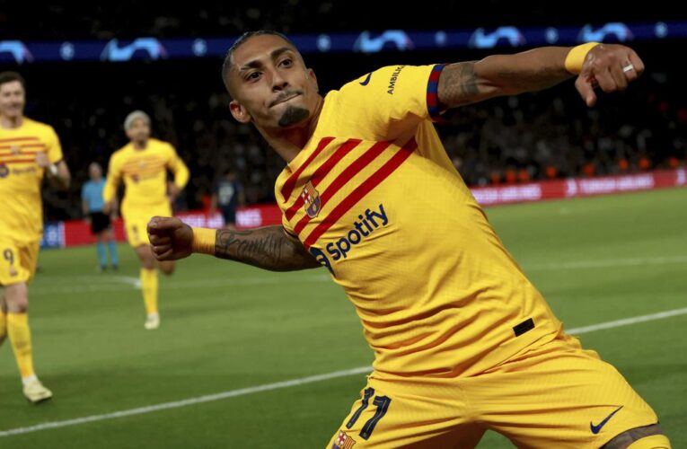 UEFA Champions League 2023-24 quarterfinal: Raphinha scores twice to help Barcelona fight back and win 3-2 against PSG