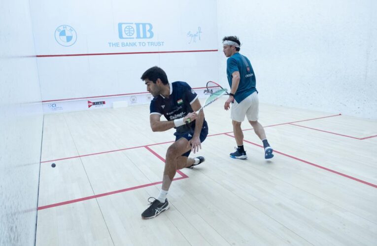 Ramit Tandon stuns World No. 11 Crouin in El Gouna International Squash Open