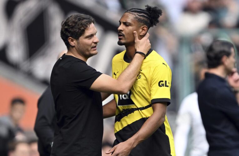 Ankle injury rules Borussia Dortmund forward Sebastien Haller out of Champions League match against Atletico Madrid