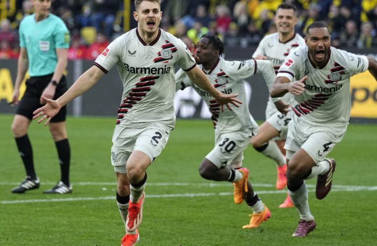 Bundesliga: Late Stanisic goal at Dortmund salvages Leverkusen’s unbeaten run