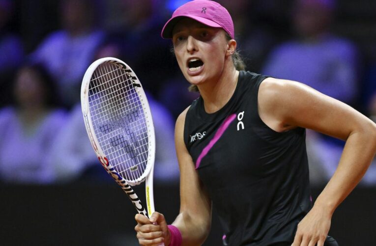 Swiatek beats Mertens, to face Raducanu in Stuttgart quarterfinals