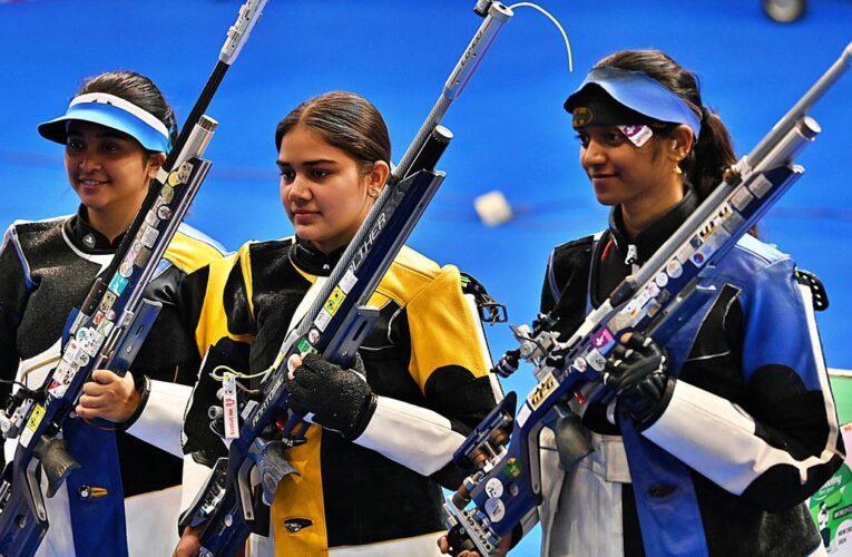 Olympic shooting trials: Arjun, Nancy take top spot in air rifle; Rhythm places first in air pistol