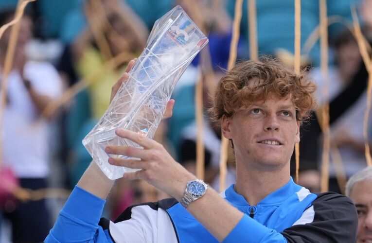 Jannik Sinner tops Grigor Dimitrov for Miami Open title