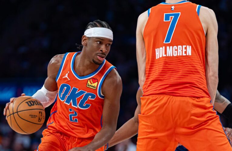 NBA roundup: Thunder edge Knicks, clinch playoff berth