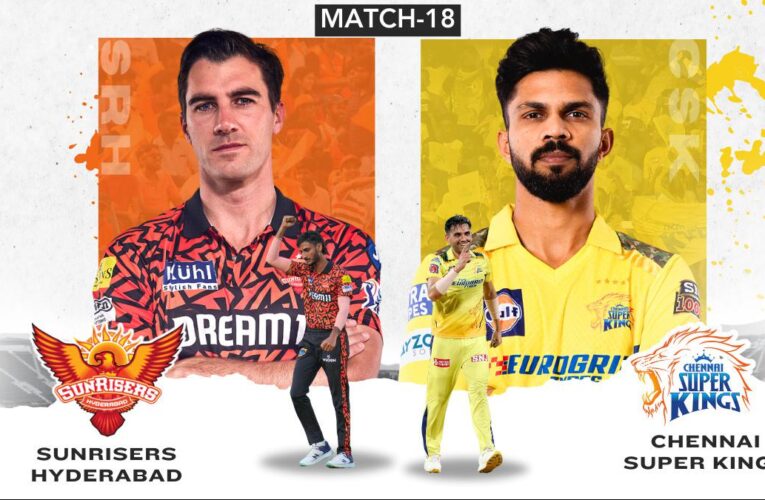 SRH vs CSK Live Score IPL 2024: Pat Cummins vs Ruturaj Gaikwad as Sunrisers Hyderabad hosts Chennai Super Kings