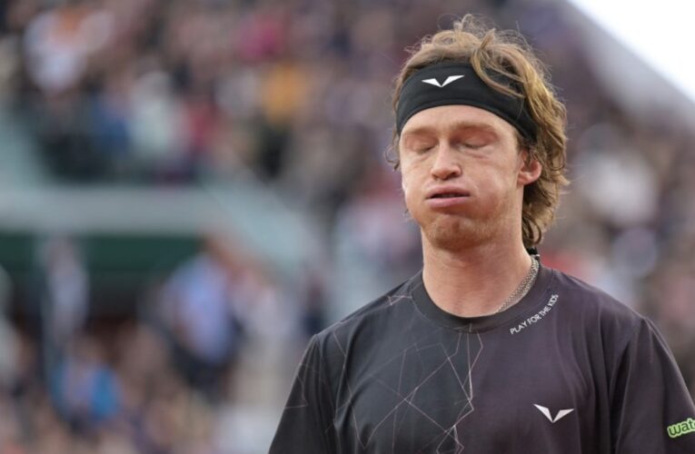 Angry Andrey Rublev Crashes Out Of French Open