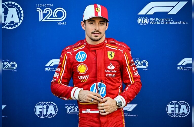 Charles Leclerc Claims Monaco Pole To End Max Verstappen’s Record Sequence