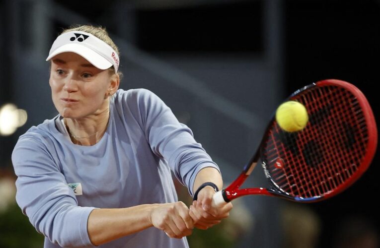 Defending champ Rybakina withdraws from Italian Open with illness
