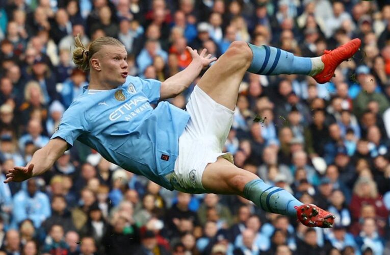 Premier League 2023-24: Haaland nets four as Man City routs Wolves 5-1