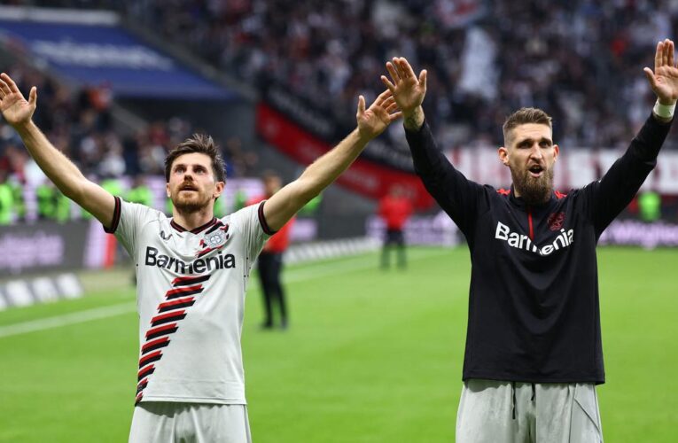 Bundesliga: Champions Leverkusen continues unbeaten streak with 5-1 win over Frankfurt
