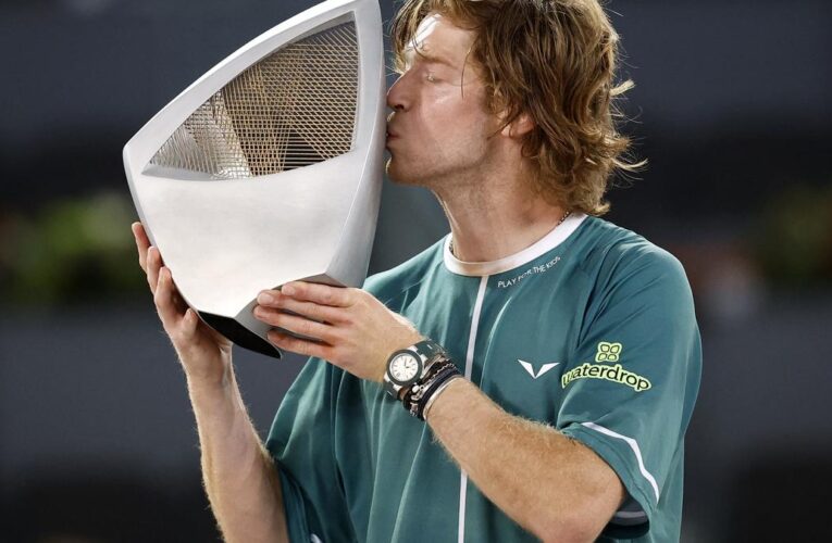 Rublev downs Auger-Aliassime to win Madrid Open title
