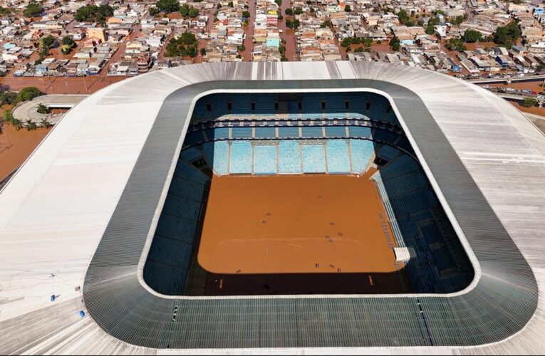 Brazil’s football federation suspends matches for three southern clubs because of flooding