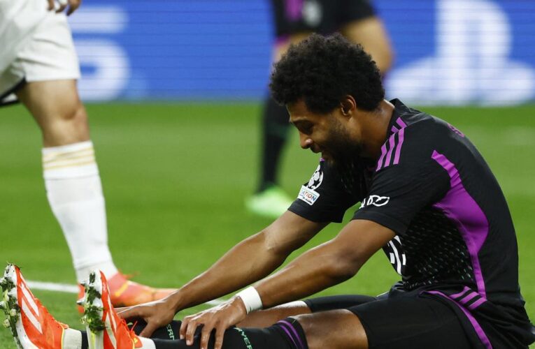 UCL 2023-24 Semifinal: Bayern Munich’s Serge Gnabry subbed off due to injury against Real Madrid