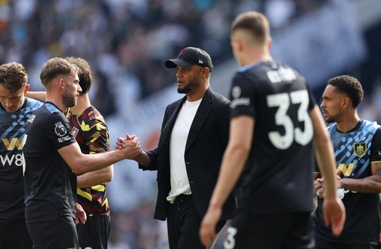 Relegated teams: Burnley from Premier League; Granada from La Liga
