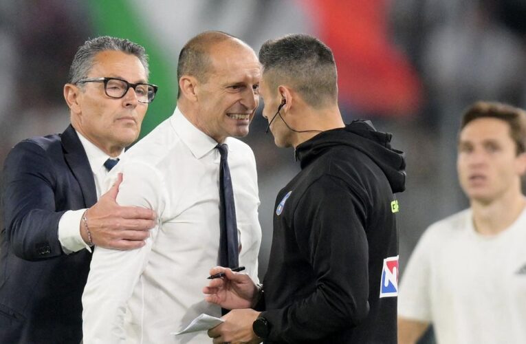 Juventus coach Allegri gets two-match suspension, 5000 Euros fine for his behaviour toward refs in Cup final
