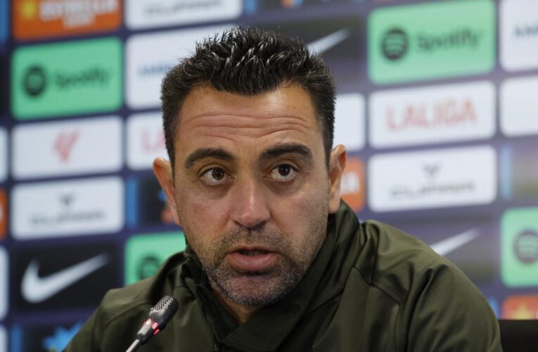 Xavi denies reports that Barcelona’s leadership is considering firing him