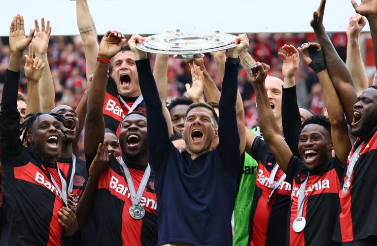 Xabi Alonso’s Bayer Leverkusen joins list of teams that have finished the league season unbeaten