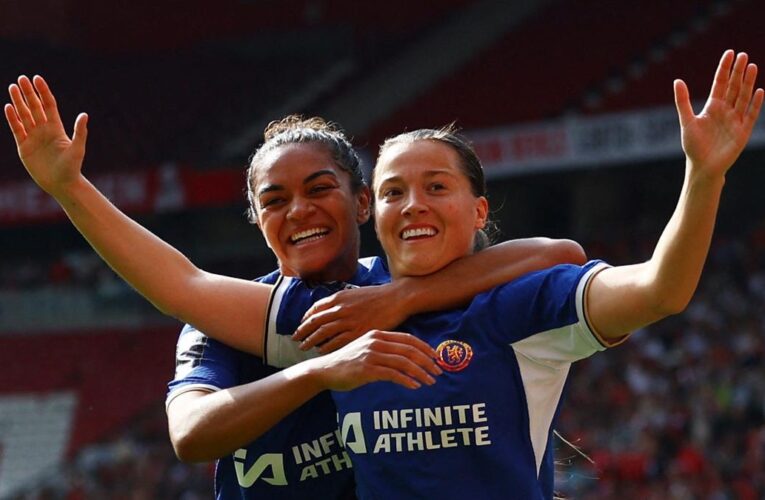 Women’s Super League: Chelsea routs Man United 6-0 to win fifth straight title