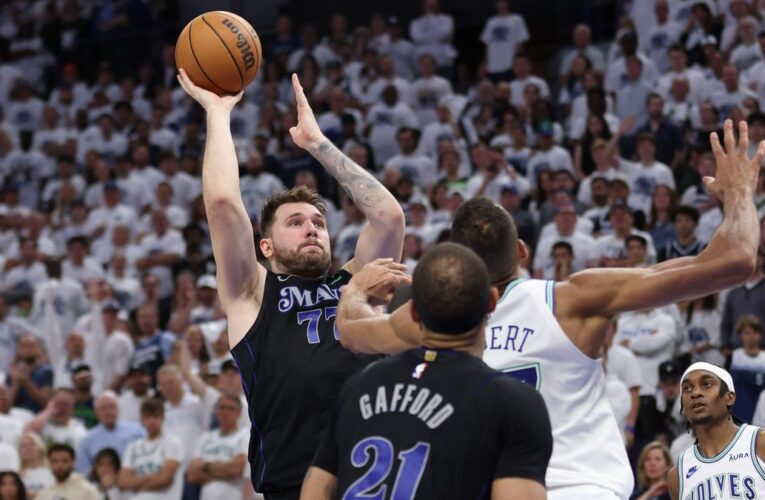 NBA Playoffs 2023-24: Mavericks take 2-0 lead over Wolves with crunch Doncic 3-pointer