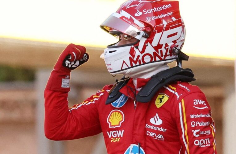 Monaco Grand Prix: Leclerc takes pole in Monaco as Verstappen hits the wall