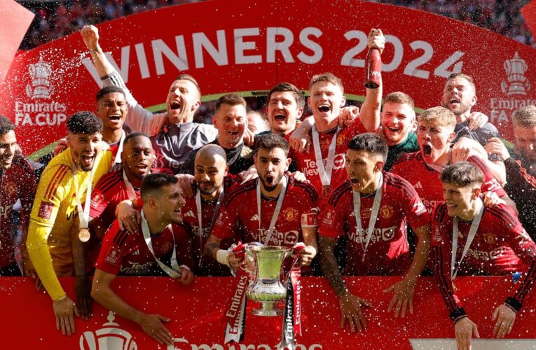 Manchester United beats Man City 2-1 to win FA Cup final, qualifies for Europa League
