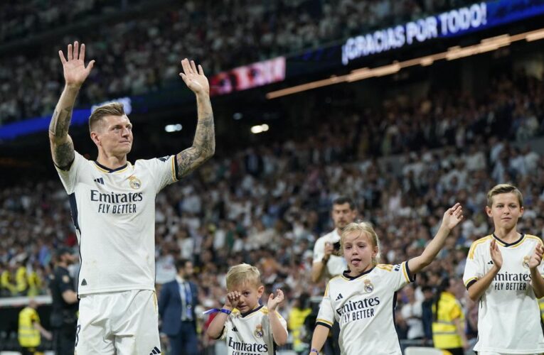 Kroos bids emotional farewell to Real Madrid fans