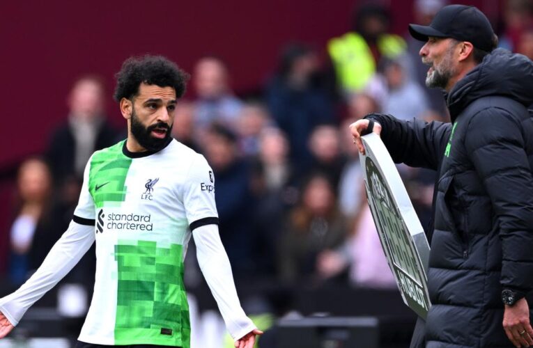 ‘There’s going to be a fire today if I speak’, says Salah after touchline spat with Jurgen Klopp