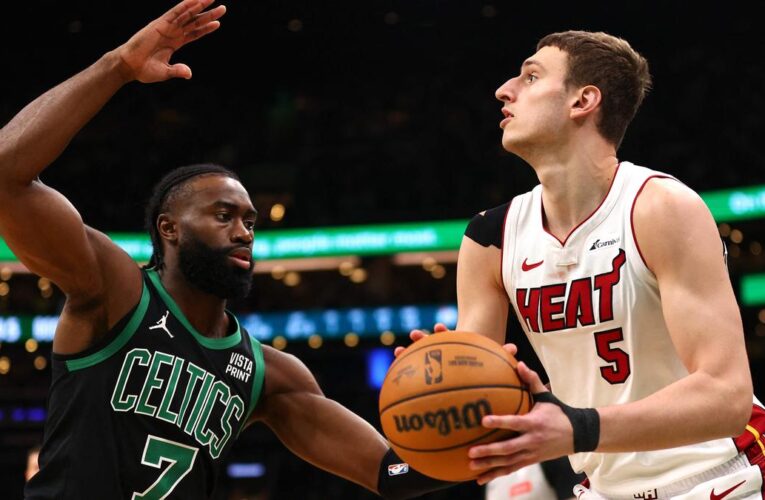 NBA Playoffs roundup: Celtics beat short-handed Heat 118-84, advance to East semifinals