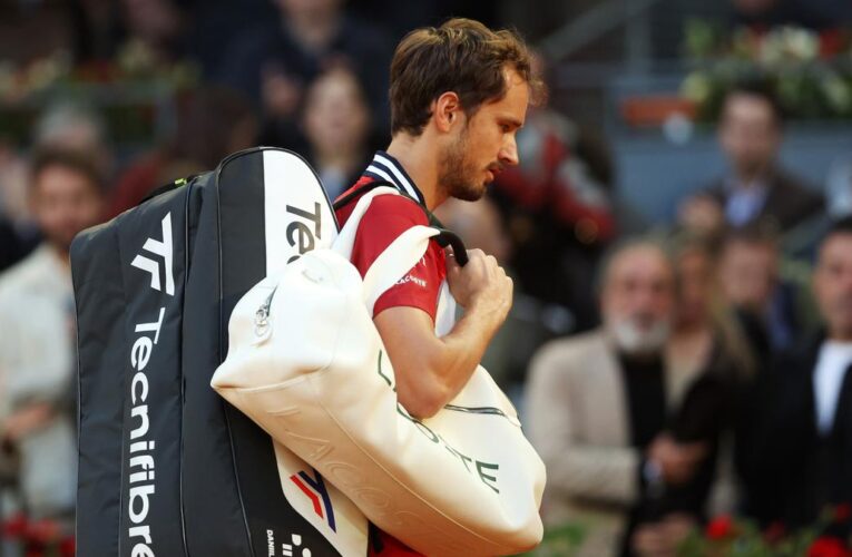 Medvedev withdraws from Madrid Open as Lehecka advances into semis