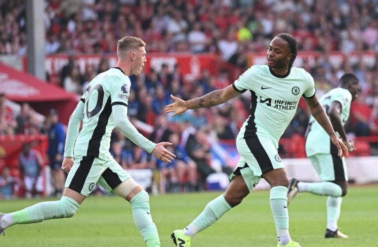 Premier League: Chelsea’s Sterling, Jackson score late goals in 3-2 win over Forest
