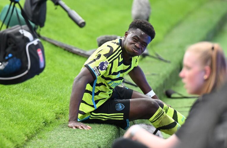 Why is Bukayo Saka not playing for Arsenal vs Everton in Premier League title decider match?