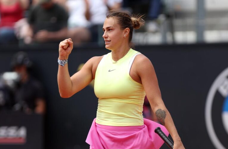 Sabalenka breezes past Ostapenko and into Rome Open semis