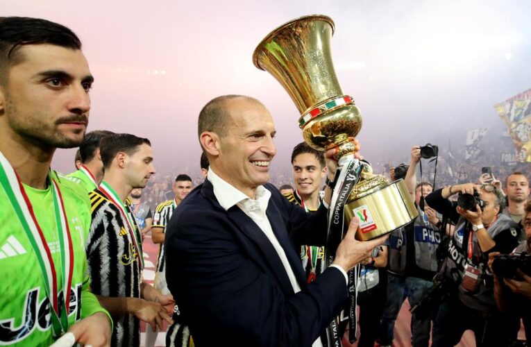Juventus parts ways with manager Massimiliano Allegri despite winning Coppa Italia