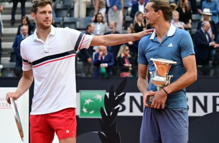 Alexander Zverev Beats Nicolas Jarry To Claim Second Rome Open Title