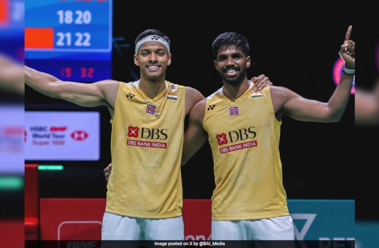 Satwiksairaj Rankireddy-Chirag Shetty Pair Enters Thailand Open Final