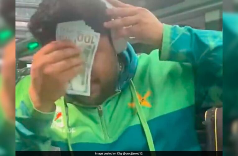 Babar Slammed For ‘Shameless’ Video Of Pakistan Star Azam Khan Wiping Sweat With Currency
