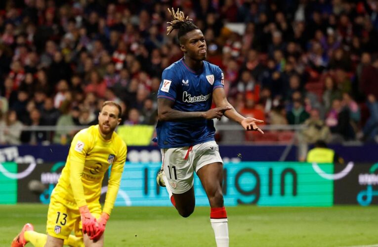 ‘I heard monkey noises’: Bilbao’s Nico Williams abused at Atletico Madrid