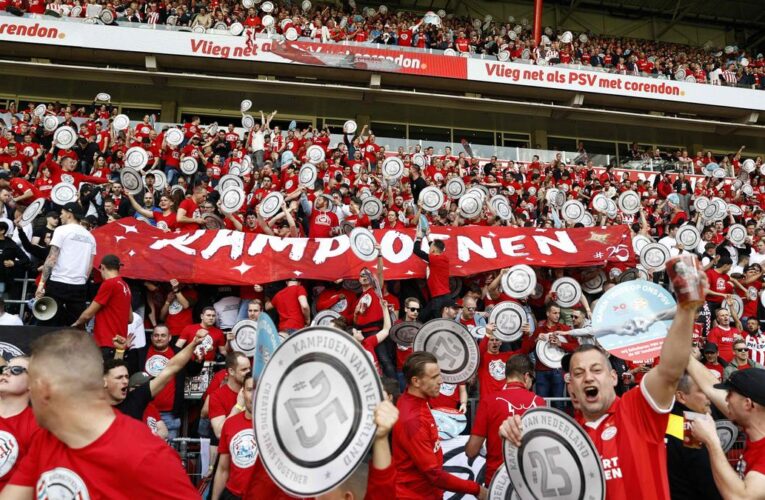 PSV Eindhoven crowned Dutch champions